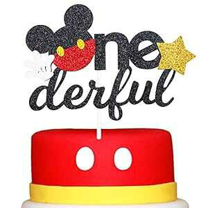 Ob^[~bL[ɃCXpCAꂽ Onederful 1 ΂̒aP[Lgbp[ - ~bL[ 1 ΂̒aP[Lgbp[j̎qp[eB[pi WCOSAM Glitter Mickey Inspired Onederful First Birthday Cak
