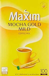 }LV J S[h }Ch R[q[ ~bNX 12g X 100 (2.64 |h) Denelchon Maxim Mocha Gold Mild Coffee Mix 12g X 100pc (2.64 Pound)