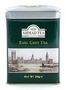 AHMAD TEA LONDON A[OC eB[ 200 g (7 IX)  AHMAD TEA LONDON Earl Grey Tea 200 g (7 oz) Tin