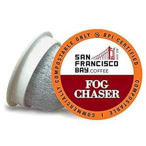 TtVXRxC͔쉻\R[q[|bh - tHO`FCT[ (36 Jbg) K JbvΉAL[O 2.0A~fBA_[N[Xg܂ San Francisco Bay Compostable Coffee Pods - Fog Chaser (
