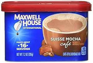 }NXEF nEX C^[iVi JtF XCX J JtF (434580)A7.2 IX (8 pbN) Maxwell House International Cafe Suisse Mocha Cafe (434580), 7.2 Ounce (Pack of 8)