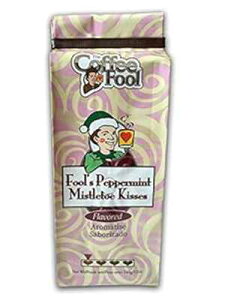 The Coffee Fool XgO hbv OChAFool's fJtF yp[~g hM LXA12 IX The Coffee Fool Strong Drip Grind, Fool's Decaf Peppermint Mistletoe Kisses, 12 Ounce