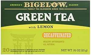 Bigelow Tea ΒAfJtFA20 ct Bigelow Tea Green Tea with Lemon, Decaf, 20 ct