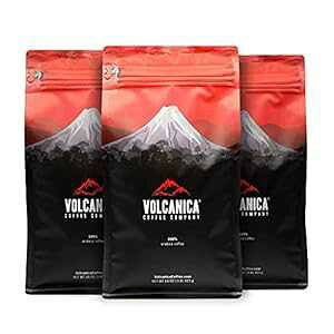 VOl`[R[q[ohA҂A16IX×3{AOAe}AeBOAAG`IsACK`FtFARX^JIWi Volcanica Coffee Signature Coffee Bundle, Ground, 3 X 16-ounce, Guatemala , 