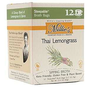 Millie's I[i` I[KjbN Oet[ ؂X[v 12 eB[obO ^C OX Millie's Sipping Broth Millie s All Natural Organic Gluten-Free Vegetable Sipping Broth 12 Tea Bags Thai Lem
