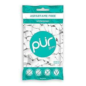 Pur Gum EB^[O[ KA80 O - 1 pbN 60  - 1 P[X 12 pbNB Pur Gum Wintergreen Gum, 80 Gram - 60 pieces per pack - 12 packs per case.