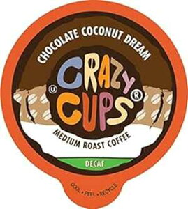 Crazy Cups t[o[fJtFzbg܂̓ACXR[q[AL[O K Jbv 2.0 u[pA`R[gRRibch[A22  Crazy Cups Flavored Decaf Hot or Iced Coffee, for the Keurig K Cups 