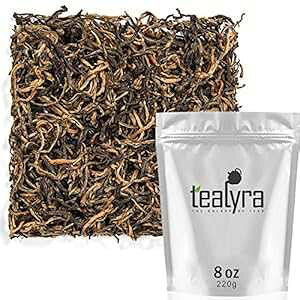 Tealyra - _S[fXyV - ubN[Y[teB[ - ō̒g - L@͔| - ȃ[jOeB[ - 220g (8IX) Tealyra - Yunnan Golden Special - Black Loose Leaf Tea - Best Chinese Bl