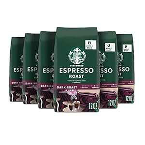 X^[obNX _[N [Xg z[r[ R[q[ ? GXvb\ [Xg ? 100% ArJ ? 6  (e 12 IX) Starbucks Dark Roast Whole Bean Coffee Espresso Roast 100% Arabica 6 bags (12 oz. each)