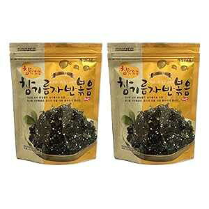 2A؍YĂCۃXibN 50g (2) All About Living 2, Korean Premium Roasted and Sea Salted Seasoned Seaweed Laver Snack 50g (Pack of 2)