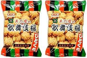 V쉮 Ԃ 傤䖡 2 No.a181 Pio Big Bazar AMANOYA Kabukiage,Japanese Rice Cracker,Soy sauce taste,2 packs No.a181