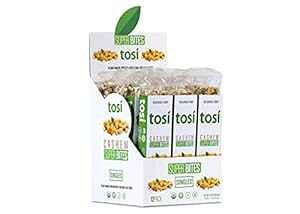 Tosi Organic SuperBites r[KXibNAJV[ibcA1IX (12pbN)AOet[AIK3Aƃ`AV[h܂ސAveCo[ Tosi Organic SuperBites Vegan Snacks, Cashew, 1oz (Pa