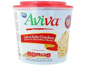 AVIVA SALTINES \[_NbJ[ t@~[TCY ʕ̃tbVpbN 1.06IX oPc1 AVIVA SALTINES SODA CRACKERS FAMILY SIZE INDIVIDUALLY WRAPPED FRESH PACKS 1.06 OZ 1 BUCKET