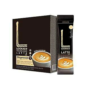 Namyang Lookas 9 Latte Instant Coffee 14.9g (Pack of 50)