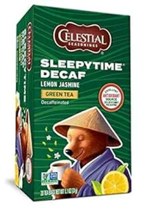 Celestial Seasonings ΒAX[s[^C fJtF  WX~AJtFCX X[v eB[AeB[obO 20  (6 pbN) Celestial Seasonings Green Tea, Sleepytime Decaf Lemon Jasmine, Decaff