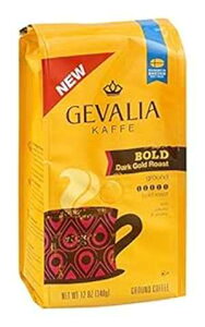 Gevalia Kaffe ҂R[q[ {[h _[NS[h [XgA12 IX (6 pbN) Gevalia Kaffe Ground Coffee Bold Dark Gold Roast, 12 OZ (Pack of 6)