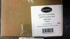 t@[}[ uU[Y \ebh L Jv`[m ~bNX 6/2 LB obO SUPERIOR Farmer Brothers Salted Caramel Cappuccino Mix 6/2 LB bags