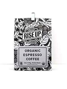 I[KjbNGXvb\AFtFAg[hI[KjbNR[q[A12IXAS RISE UP COFFEE ROASTERS Organic Espresso, Certified Fair Trade Organic Coffee, 12 oz, Whole Bean