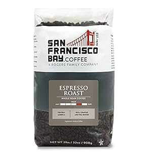 SF xC R[q[ GXvb\ [Xg S 2LB (32 IX) _[N [Xg SAN FRANCISCO BAY SF Bay Coffee Espresso Roast Whole Bean 2LB (32 Ounce) Dark Roast