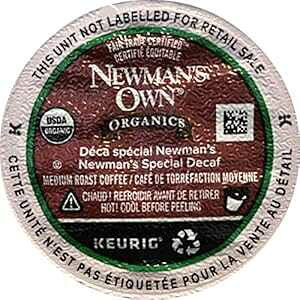 Newman's Own Organics j[}Y XyV fJtF K Jbv R[q[A48  Newman's Own Organics Newman's Special Decaf K-Cup Coffee, 48 Count
