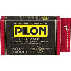 Pilon Restaurant Blend Espresso Coffee, 10 Ounce (Pack of 12)