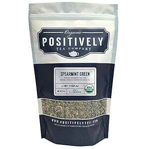 Positively Tea CompanyAI[KjbN XyA~g O[AΒA[Y[tAUSDA I[KjbNA1 |h Organic Positively Tea Company Positively Tea Company, Organic Spearmint Green, Green Tea, Loose Leaf, USDA