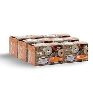 Day To Day Coffee Day To Day Donut Blend Medium Roast Single Serve Coffee Pods, 12-Count Box (Pack of 6) for K-Cup Keurig Brewers
