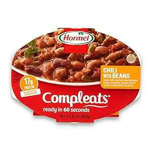 HORMEL COMPLEATS `r[Y dqWpgCA10 IX (6 pbN) HORMEL COMPLEATS Chili with Beans Microwave Tray, 10 Ounces (Pack of 6)