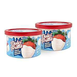 Dolci Frutta zCg eBO EGn[XA8 IX (2 pbN) dqWŃ`ĐZ??IɃOet[Aibct[ SACO Dolci Frutta White Melting Wafers, 8 ounce (Pack of 2)