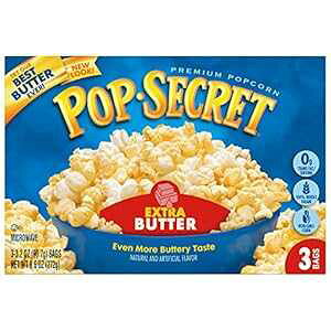Pop Secret、エクストラバター電子レンジポップコーン、3.2オンス、3袋 Pop Secret, Extra Butter Microwave Popcorn, 3.2oz, 3ct- bags