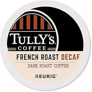 ^[YR[q[ JtFCXt`[XgAGNXg{[hA24JEgKJbvAL[Or[ Tully's Coffee Decaffeinated French Roast, Extra Bold, 24-Count K-Cup for Keurig Brewe