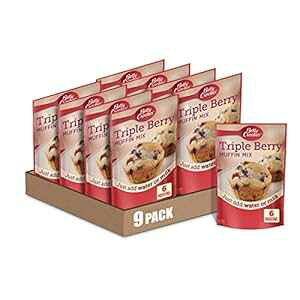 xeBENbJ[ gvx[}tB~bNXA6.5IX (9) Betty Crocker Triple Berry Muffin Mix, 6.5 oz. (Pack of 9)