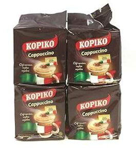 10JEg(4pbN) `R 4RsRJv`[m `R CX^gR[q[ (4pbN×10) 10 Count (Pack of 4), Choco, 4 Kopiko Cappuccino with Choco Grabules Instant Coffee (4 pack x 10 sachets)