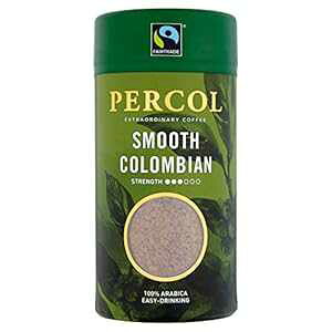 PERCOL X[X RrA CX^g R[q[ ݂₷t[o[ 100% ArJ t[YhC - Cgx 3.5 IX 1 pbN PERCOL Smooth Colombian Instant Coffee Easy Drinking Flavor 100% Arabi