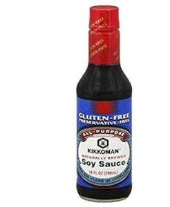 LbR[}ݖAOet[A10IXi2pbNj Kikkoman Soy Sauce, Gluten Free, 10 Ounce (Pack of 2)
