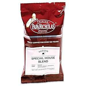 ppjRX R[q[ PCO25185 XyV nEX uh ArJR[q[ pPbg (18 pbN) PapaNicholas Coffee PCO25185 Special House Blend Arabica Ground Coffee Packets (Pack of 18)