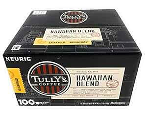 ^[YR[q[ nCAuh KJbv L[Or[p (100) Tully's Coffee Hawaiian Blend K-Cup for Keurig Brewers (Pack of 100)