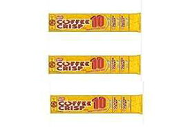 コーヒークリスプ ミニ、345g (ミニチョコレートバー 10 個入り 3 パック) COFFEE CRISP Minis, 345g (3 Packs of 10 Mini Chocolate Bars)