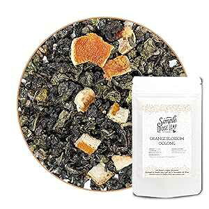 Simple Loose Leaf Tea Company 4 Ounce (Pack of 1), Simple Loose Leaf - Orange Blossom Oolong Tea - Premium Loose Leaf Oolong Tea - High Caffeine - Classic and Mild (4 Ounce)