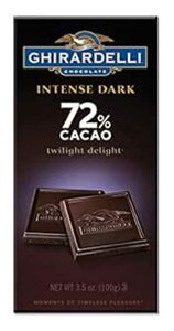 Mf `R[g CeX 72% JJIo[ - 3.5 IX - 6 pbN Ghiradelli Ghirardelli Chocolate Intense 72% CacaoBars - 3.5 oz - 6 pk