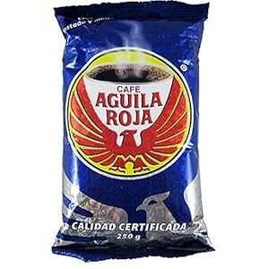 カフェ アギラ ロハ 250 G (輸入品) 100% ピュア ロースト コロンビア コーヒー Cafe Aguila Roja 250 G (Imported) 100% Pure Roasted Colombian Coffee
