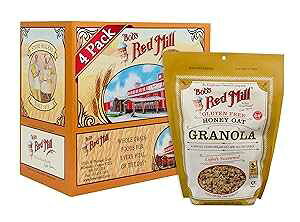 nj[I[c Oet[ Om[ 12IX (4) Bob's Red Mill Honey Oat Gluten Free Granola 12 Ounces (Case of 4)