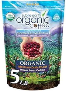 5LB Tug A[X I[KjbN R[q[ - ~fBA _[N [Xg - S - I[KjbN ArJ R[q[ - (5 |h) obO Cafe Don Pablo 5LB Subtle Earth Organic Coffee - Medium-Dark Roast - Whole