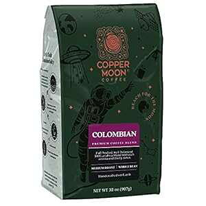 Rbp[[ RrAuhA~fBA[XgR[q[ASA2|h Copper Moon Colombian Blend, Medium Roast Coffee, Whole Bean, 2 lb