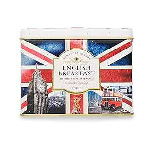 At}h eB[ mX^WbN ue LfB 20JEg Ahmad Tea Nostalgic britain Caddy, 20Count