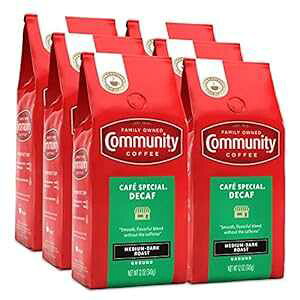Community Coffee Cafe Special 72IXAJtFCX҂R[q[A12IX (6pbN) Community Coffee Caf Special 72 Ounce, Decaffeinated Ground Coffee, 12 Ounce (Pack of 6)