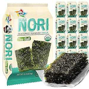 KIMNORI tCۃXibNV[g ? I[KjbNV[\g 12 pbN [XgJJv~A 100% VRC Lm 4g 0.14 IX ? ̂Cێ KIMNORI Seasoned Seaweed Snacks Sheets Organic Se