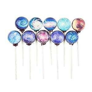 Galaxy UniverseAGalaxy Lollipops Universe Designs MtgpbNAčŎAXCJA2|hASparko Sweets Galaxy Universe, Galaxy Lollipops Universe Designs Gift Pack, Handcrafted in USA, Watermelon Flavor, 2 Pounds, Spark