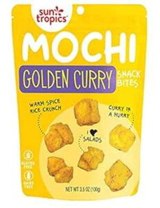 Sun Tropics XibNoCc S[fJ[A3.5IX (6)AOet[Ar[KAMSGYAit[AJJXibN Sun Tropics Mochi Snack Bites Golden Curry, 3.5 oz (6 Count), Glute
