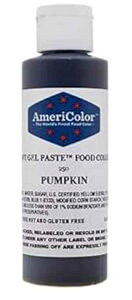 Americolor \tgWFy[XgHpFfApvLA4.5 IX{g Americolor Soft Gel Paste Food Color, Pumpkin, 4.5 Ounce Bottle